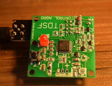 Circuito eletrônico do emissor termômetro sem fio