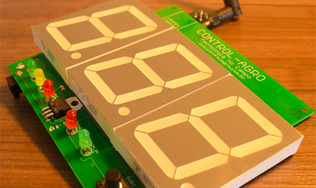 Fabricação de placa eletrônica de um Termômetro Digital fabricado pela ControlChip