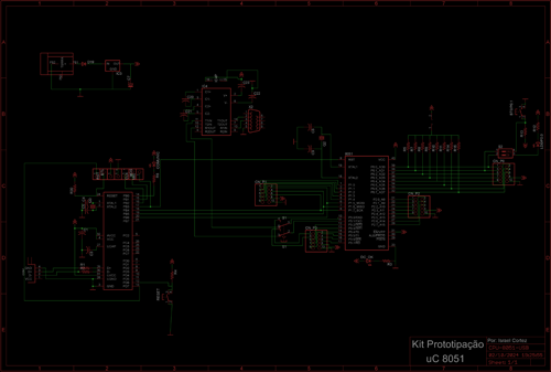 Circuito Eletrônico Display LCD