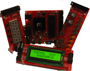 Circuito eletrônico de uma CPU de Microcontrolador 8051