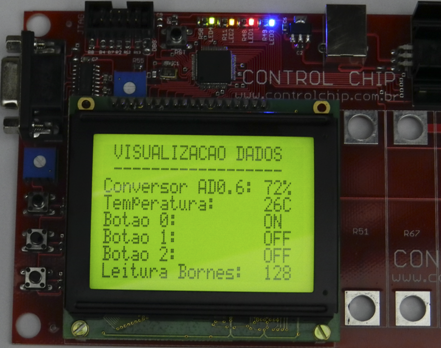 Circuito Eletrônico Display LCD