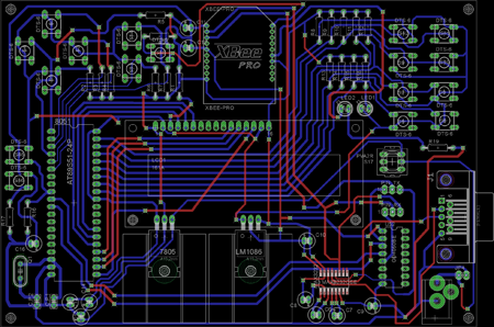 Circuito eletrônico do controlador de temperatura para secagem de café