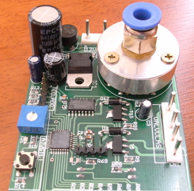 Circuito eletrônico do controlador de temperatura para secagem de café